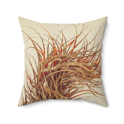 "Wild Grass" Luxurious 20x20 Faux Suede, Printed Throw Pillow – Home Décor for your Living Room, Bedroom or Office.