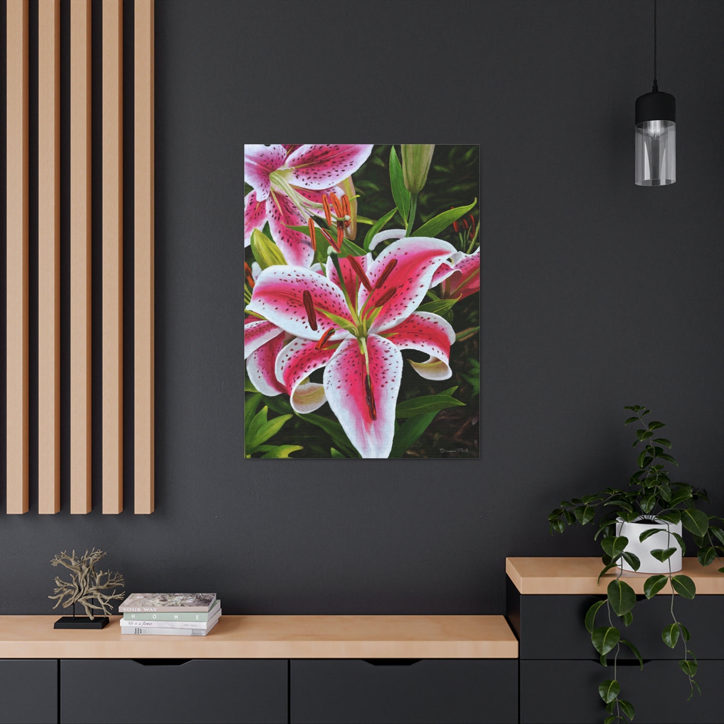 "Tiger Lillys" 1.25" Canvas Gallery Wrap