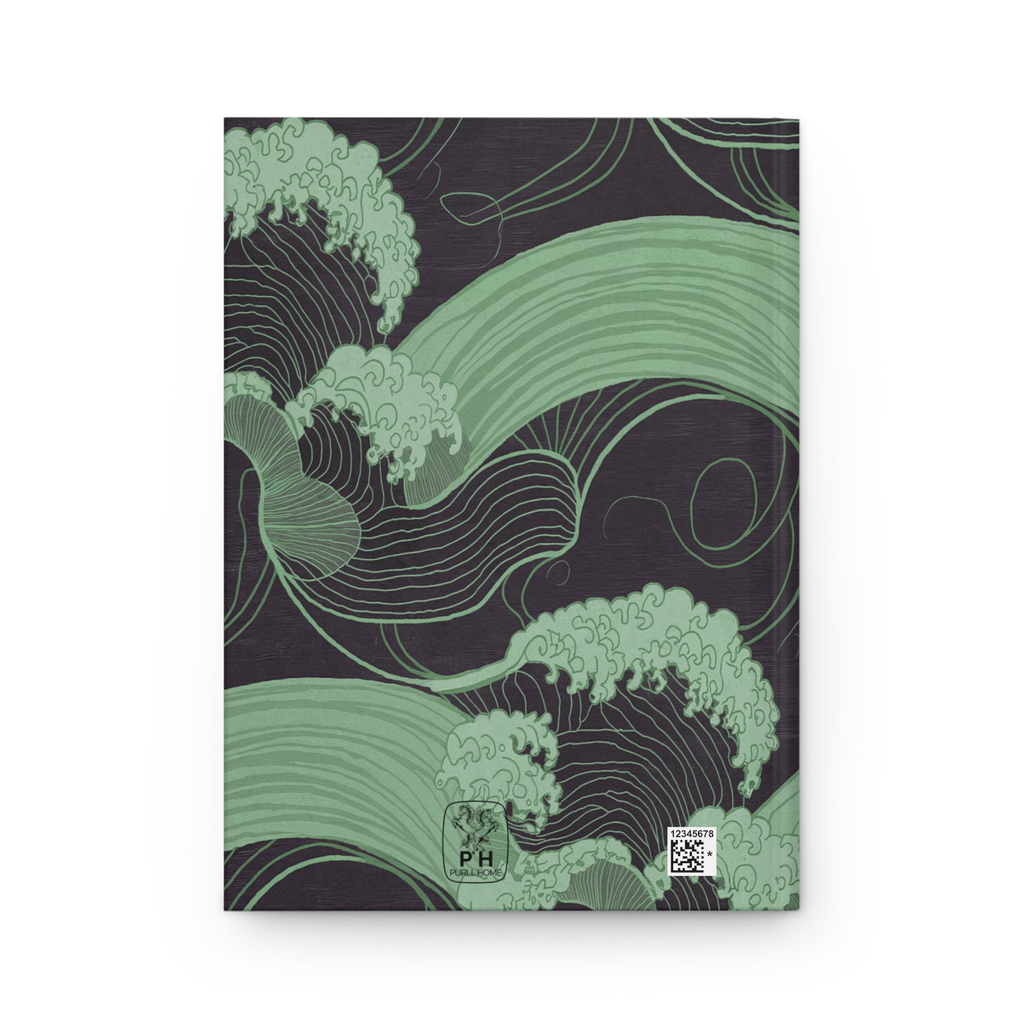 "Offshore Winds" Hardcover Matte Journal - Green