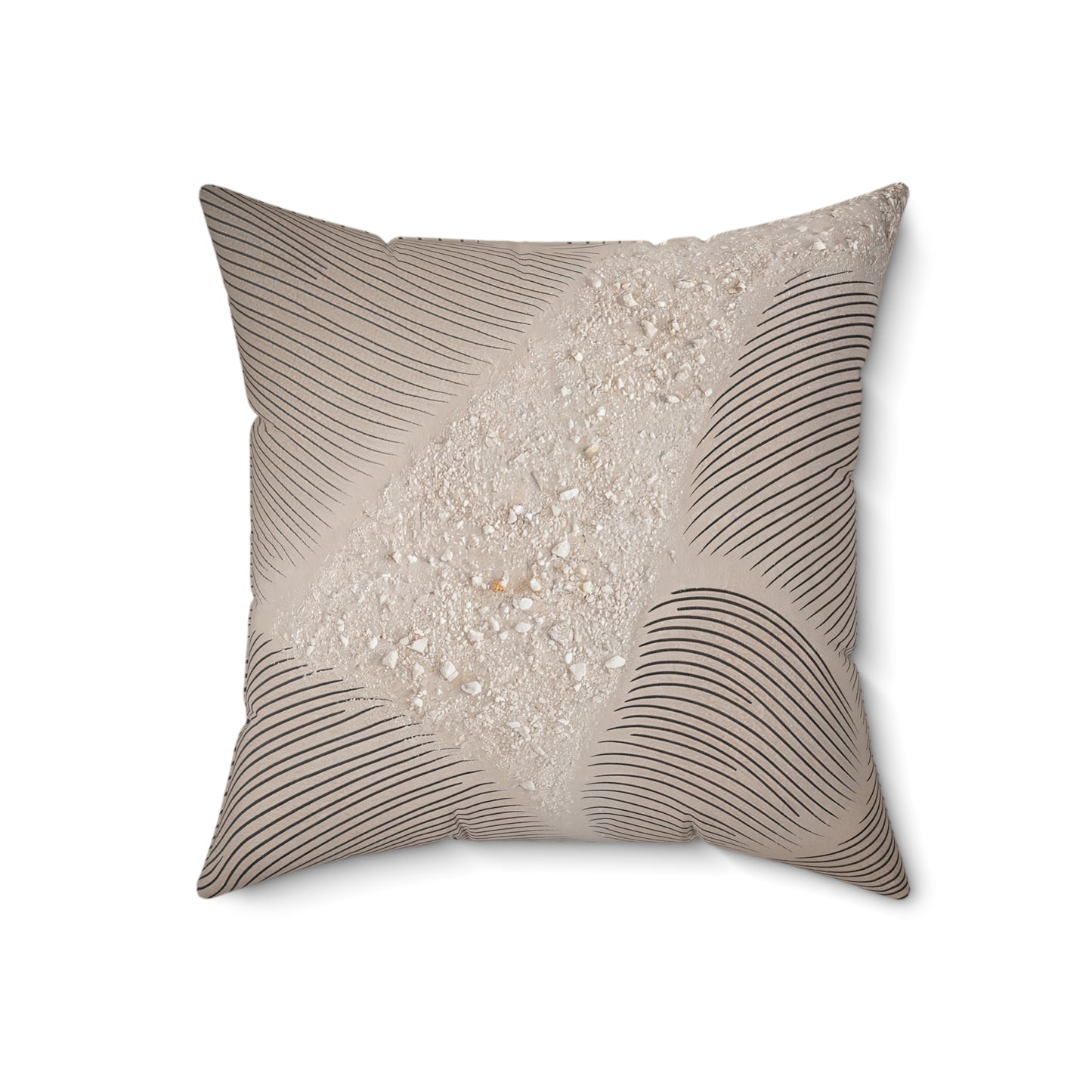 "Desert" 18x18 Spun Polyester Throw Pillow