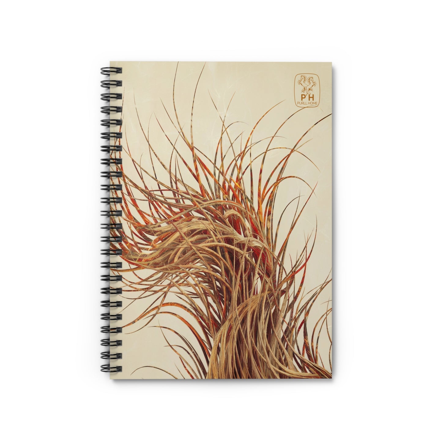 "Wild Grass"  Spiral Bound Notebook - Ruled Line.