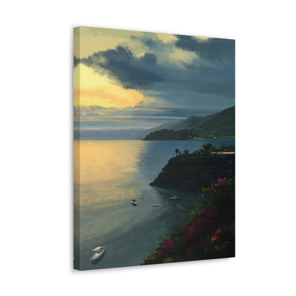 Cinque Terre Canvas Print, Gallery Wrapped Giclee, Ready to Hang, Wall Art