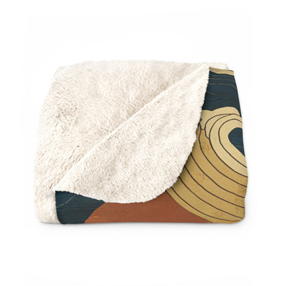 Tempest - Luxurious Floral Sherpa Fleece Blanket – Cozy Home Decor for Relaxation