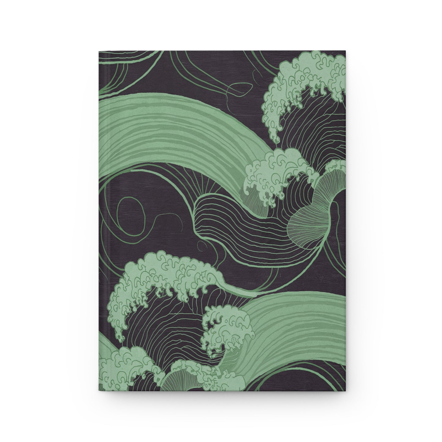 "Offshore Winds" Hardcover Matte Journal - Green