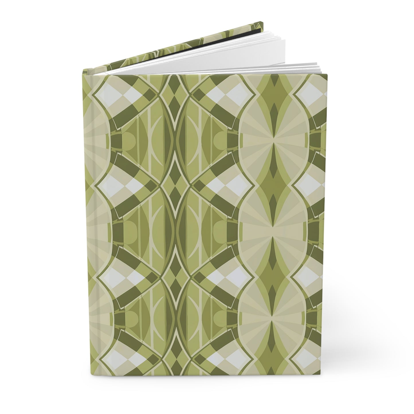 "Kaleidoscope" Hardcover Matte Journal - Sage