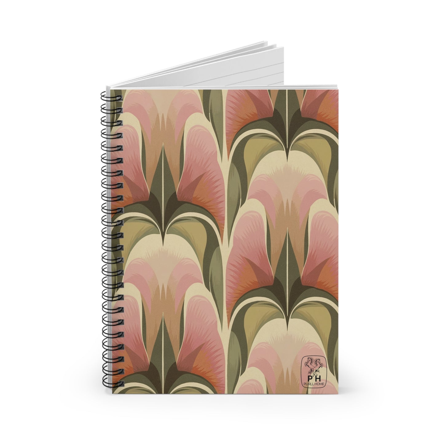 "Dusty Rose" Spiral Bound Notebook - Ruled Line.