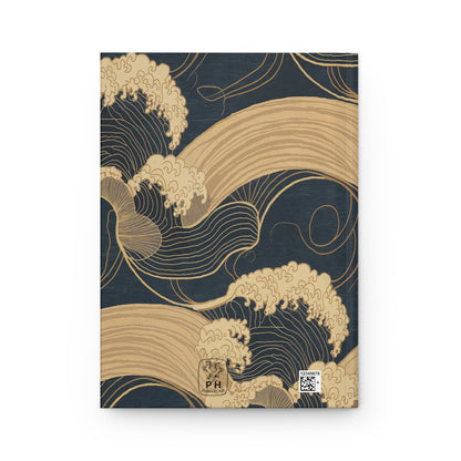 "Offshore Winds" Hardcover Matte Journal - Gold