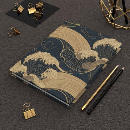 "Offshore Winds" Hardcover Matte Journal - Gold