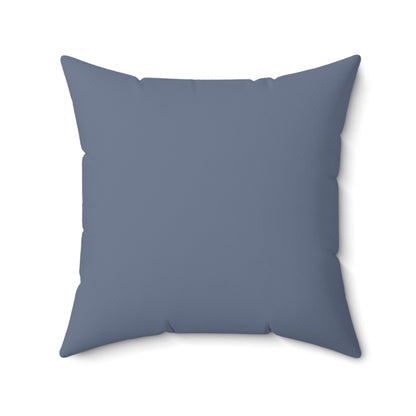 "Vines" - Blue.  Luxurious 20x20 Faux Suede, Printed Throw Pillow – Perfect Home Décor for your Living Room, Bedroom or Office.