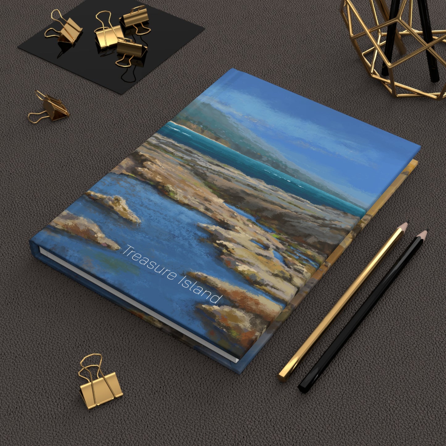 "Tide Pools" Hardcover Matte Journal - Treasure Island