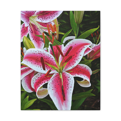 "Tiger Lillys" 1.25" Canvas Gallery Wrap