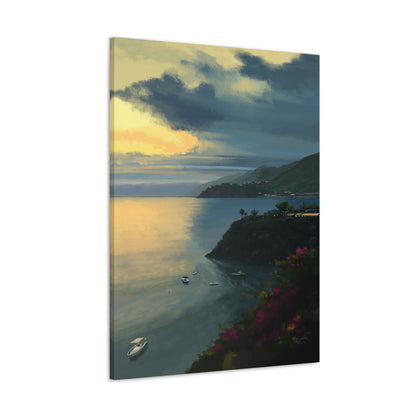 Cinque Terre Canvas Print, Gallery Wrapped Giclee, Ready to Hang, Wall Art