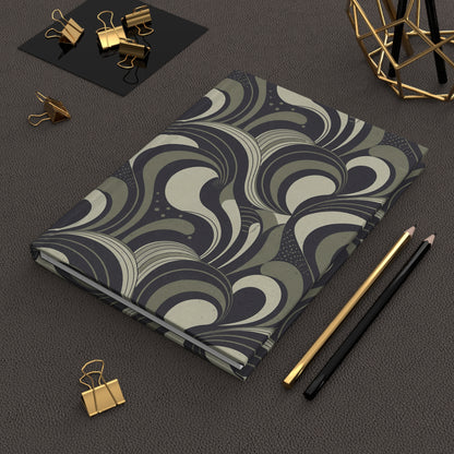 "Marble" Hardcover Matte Journal - Khaki