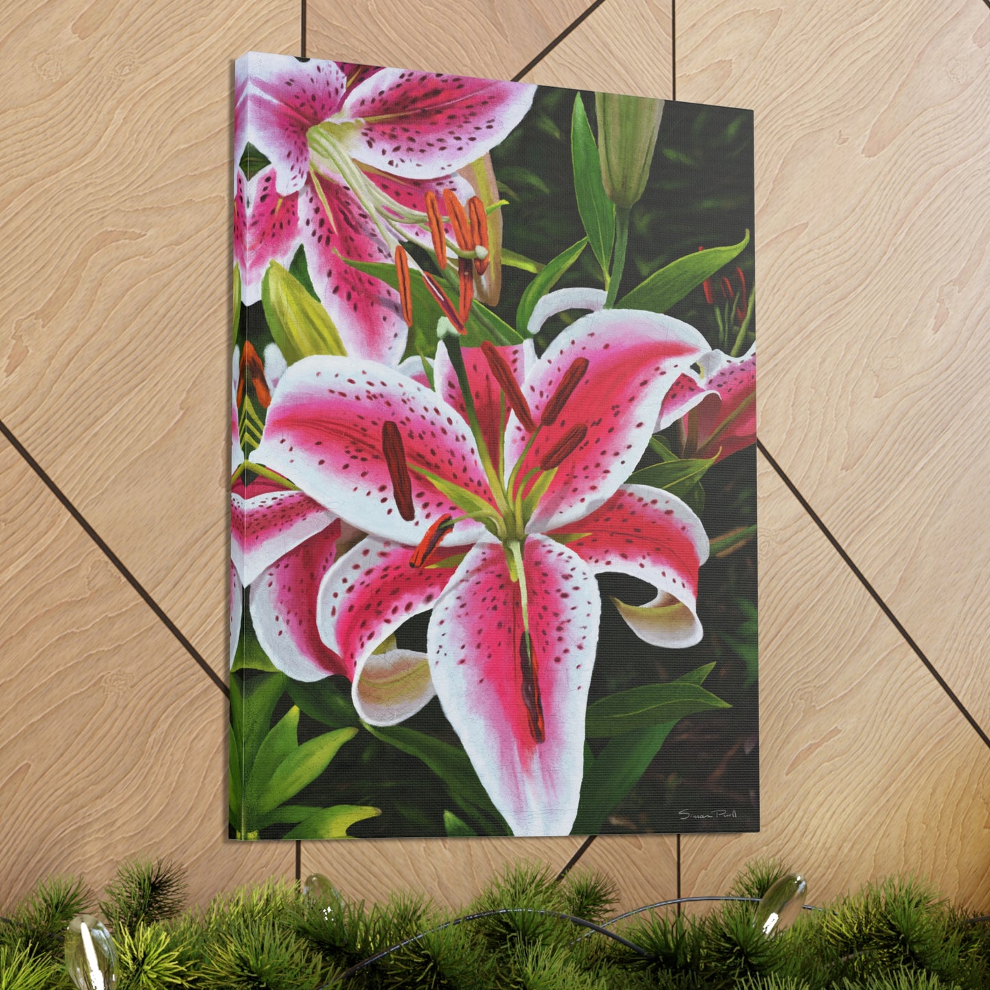 "Tiger Lillys" 1.25" Canvas Gallery Wrap