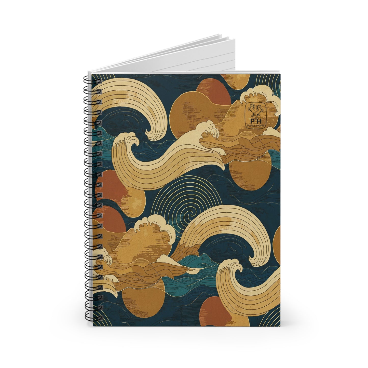 "Tempest" Spiral Bound Notebook - Ruled Line.