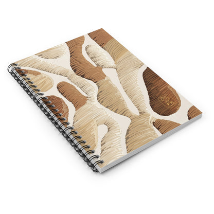 "Dunes"  Spiral Bound Notebook - Ruled Line.