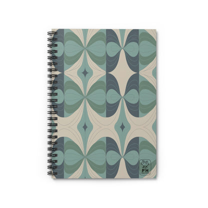 "Seeds"- Cream.  Spiral Bound Notebook - Ruled Line.