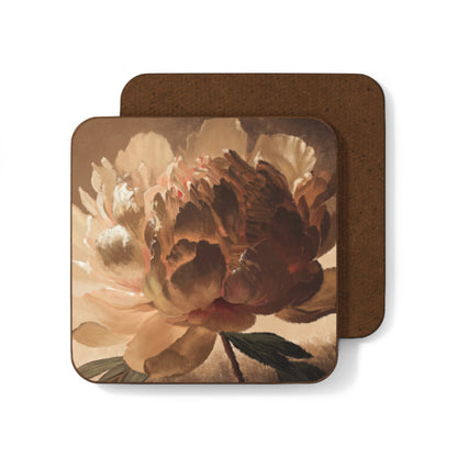 "Petals" 3.5x3.5 Hardboard Back Coaster