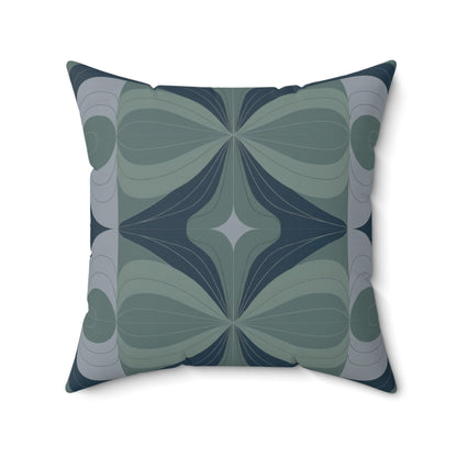 Seeds - Navy. Luxurious 20x20 Faux Suede, Printed Throw Pillow – Home Décor for your Living Room, Bedroom or Office.