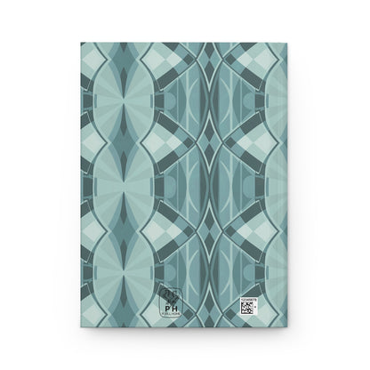 "Kaleidoscope" Hardcover Matte Journal - Marine