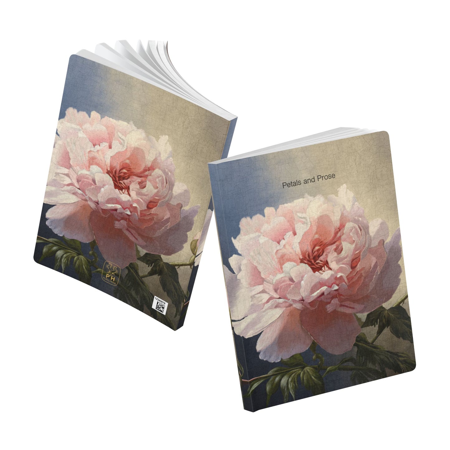 "Delicate" 5.75x8 Softcover Journal (with Inside Prints)