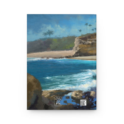 "Quiet Cove" Hardcover Matte Journal - Sun-Kissed Scribbles