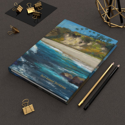 "Quiet Cove" Hardcover Matte Journal - Sun-Kissed Scribbles