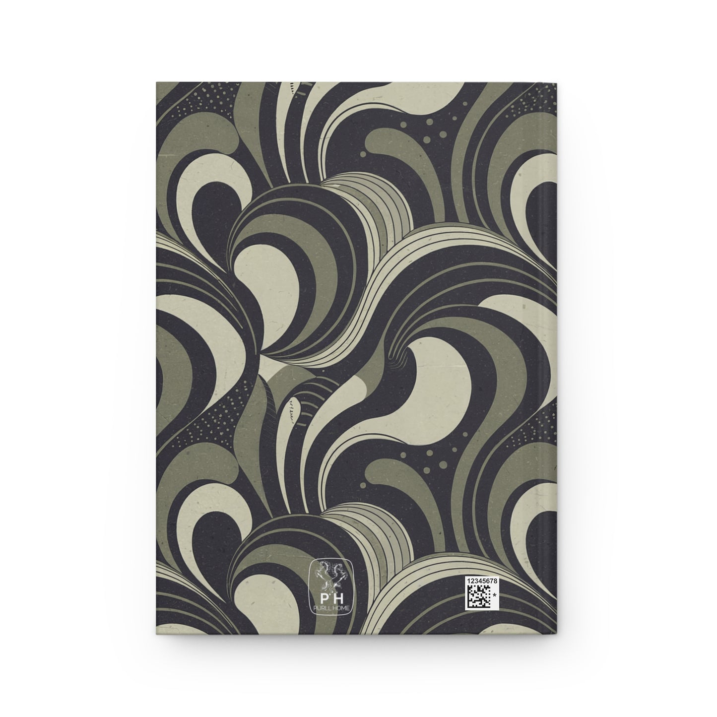 "Marble" Hardcover Matte Journal - Khaki