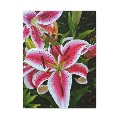 "Tiger Lillys" 1.25" Canvas Gallery Wrap