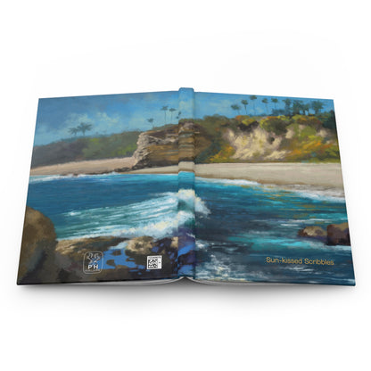 "Quiet Cove" Hardcover Matte Journal - Sun-Kissed Scribbles