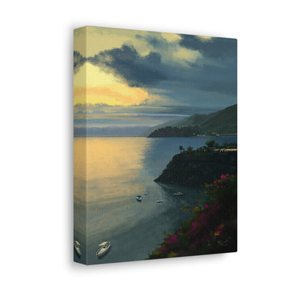 Cinque Terre Canvas Print, Gallery Wrapped Giclee, Ready to Hang, Wall Art