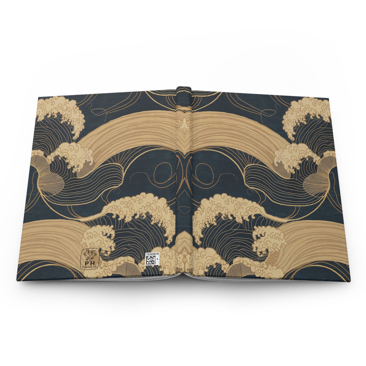 "Offshore Winds" Hardcover Matte Journal - Gold