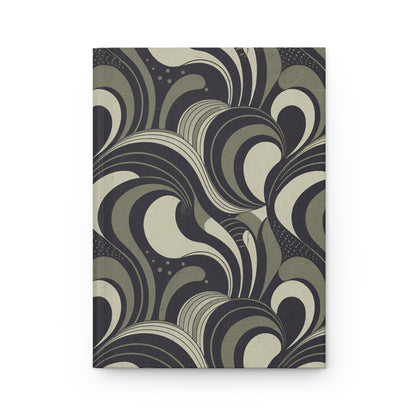 "Marble" Hardcover Matte Journal - Khaki