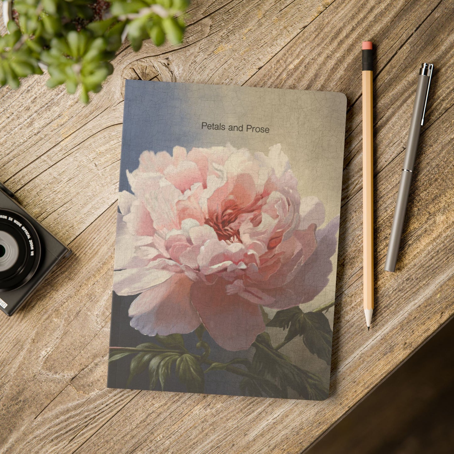 "Delicate" 5.75x8 Softcover Journal (with Inside Prints)