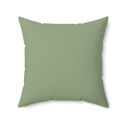 "Vines" - Sage.  Luxurious 20x20 Faux Suede, Printed Throw Pillow – Perfect Home Décor for your Living Room, Bedroom or Office.