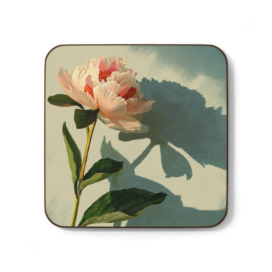 "Warm Light" 3.5x3.5 Hardboard Back Coaster