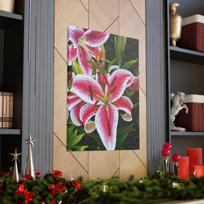 "Tiger Lillys" 1.25" Canvas Gallery Wrap