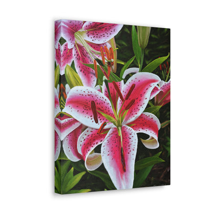 "Tiger Lillys" 1.25" Canvas Gallery Wrap