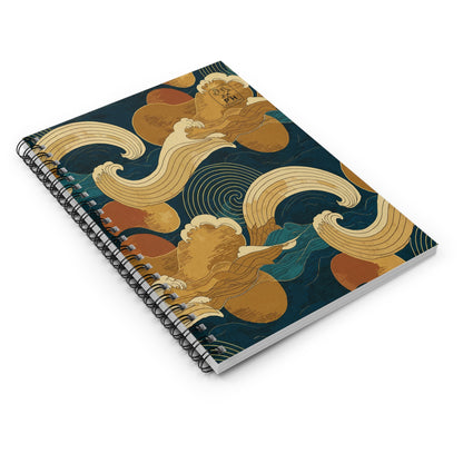 "Tempest" Spiral Bound Notebook - Ruled Line.