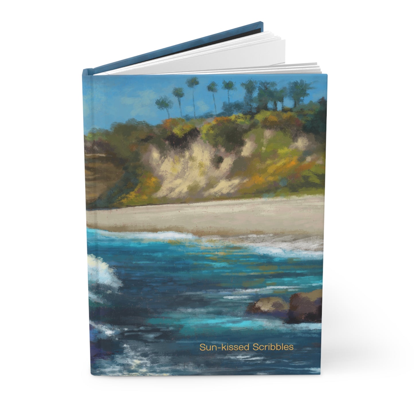 "Quiet Cove" Hardcover Matte Journal - Sun-Kissed Scribbles