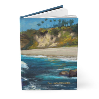 "Quiet Cove" Hardcover Matte Journal - Sun-Kissed Scribbles