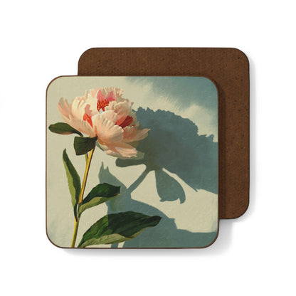 "Warm Light" 3.5x3.5 Hardboard Back Coaster