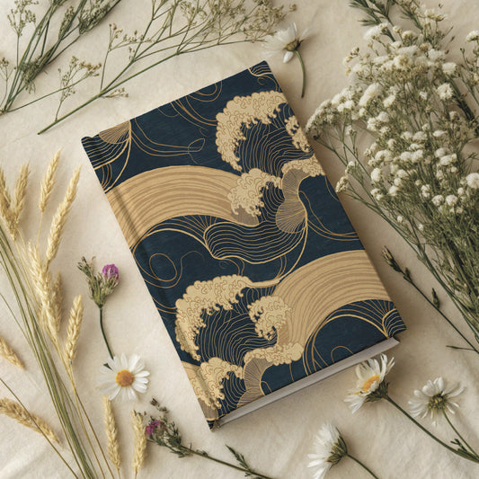 "Offshore Winds" Hardcover Matte Journal - Gold