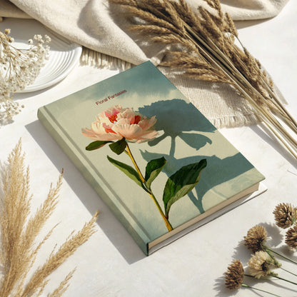 "Warm Light" Hardcover Matte Journal - Floral Fantasies